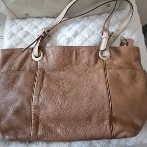 Michael Kors Tan Leather Shoulder Bag